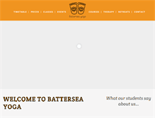 Tablet Screenshot of batterseayoga.com